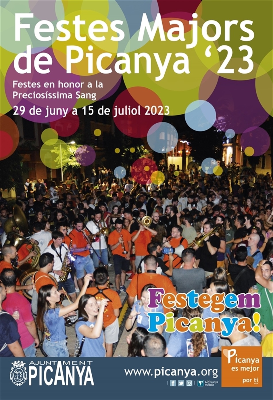 Fiestas en honor al Santísimo Cristo de la Sangre 2023 Picanya / Picaña